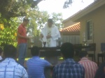 Pre-Theology backyard Mass @ St John Vianney College Seminary, Miami, FL